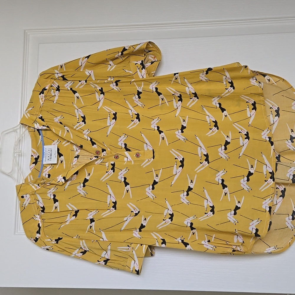 REDUCED! Anthropologie Emily Isabella Robina Blouse